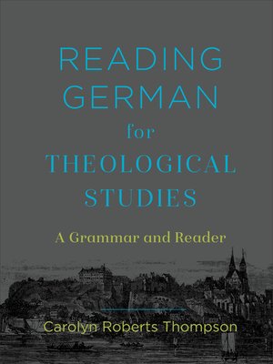 cover image of Reading German for Theological Studies